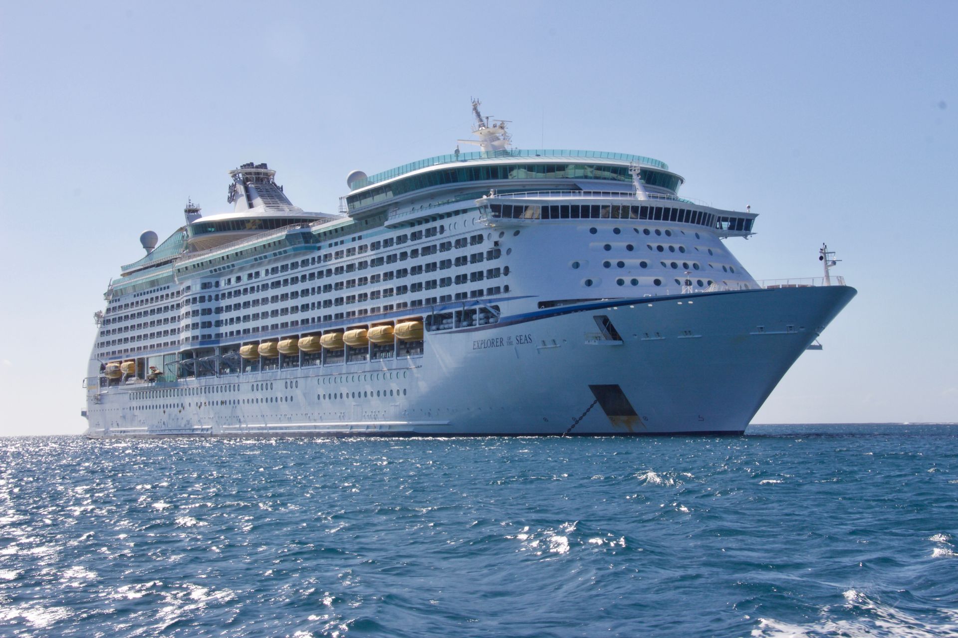 Explorer of the Seas underway on open water